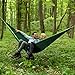 Lazy Monk 2 Person Hammock w/Tree Straps | Portable Foldable Parachute Double Hamock Outdoor, Travel, Camping | Hamaca para dos | Complete Two People Couple Patio Backyard Outside Hanging Swing Amaca