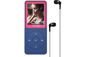 CONODO Mp3 &Mp4 Players,16GB HiFi Lossless Sound Mp3 Player for Kids,Digital Audio Music Mp3 Player,Built-in Recording/Video,Classic Mini Portable Walkman Mp3