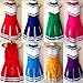 Total 2550 Little Girls' Cheerleader Cheerleading Outfit Uniform Costume Cosplay Blue/White (M /5-8)