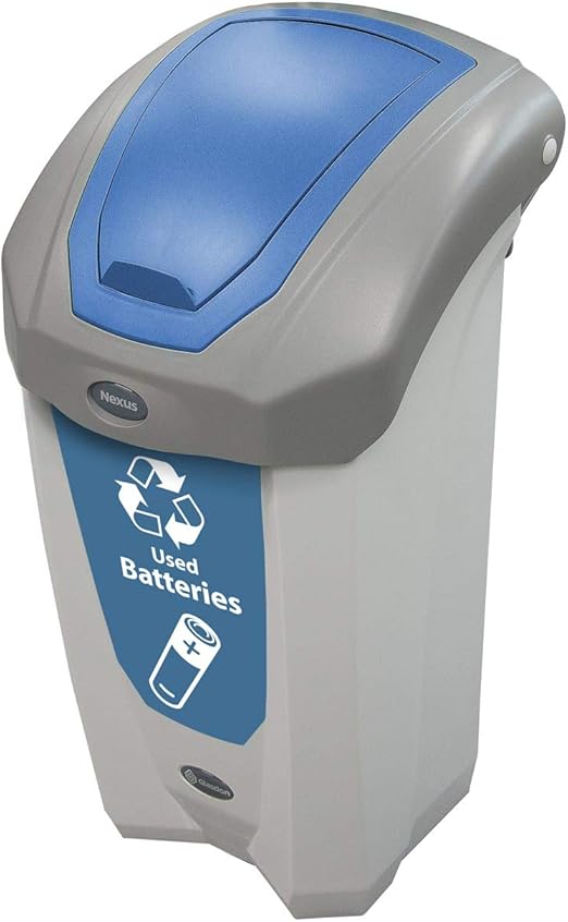 Amazon Com Nexus 8g Battery Recycling Bin Blue 8 Gallon Small