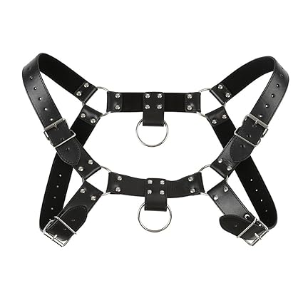Anself'H' Stil M?nner Brust Harness Fetisch Herren Bondage aus PU Leder