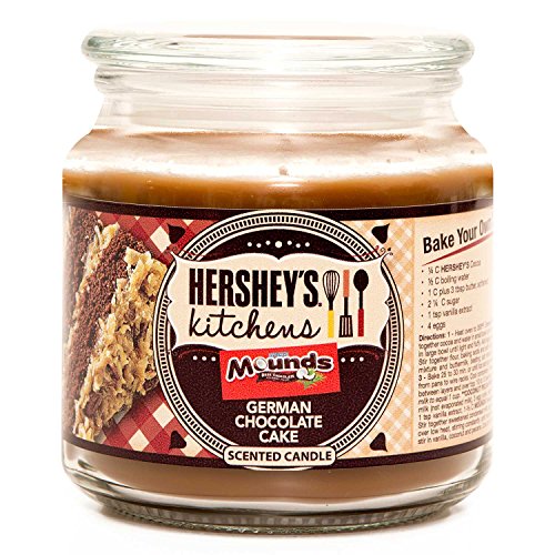 Hershey's by Hanna's Candle 16-Ounce Kitchen Mound's German Chocolate Cake Candle