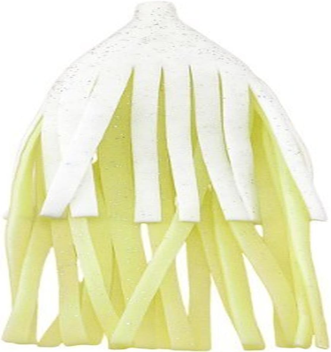 GibbsDelta Giant Skirt Fishing Jig (2-Pack), White/Glow