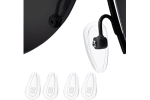 Betterun Clear Soft Silicone Replacement Nose Pads for Oakley Tincup OX3184/Conductor 6 OO4106/Conductor 8 OO4107/Savitar