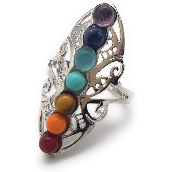 Chakraシリーズ 全7巻セット Amazon.com: Lzz 925 Sterling Silver Healing Hollow Stone 7