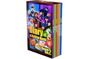 NORD VITAE Robloxia Kid Diary of a Roblox Noob (Part 2): 6 Books Set Video Game Adventure Stories - Independent & Unofficial Roblox Book Series for Boys & Girls