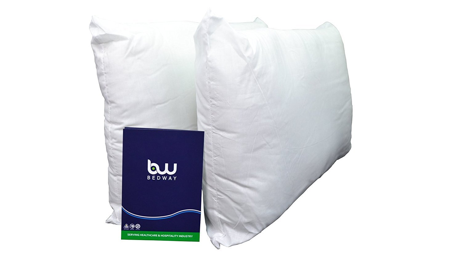 Luxury Flame Retardant Pillow Pair By Bedway 100 Cotton Outer