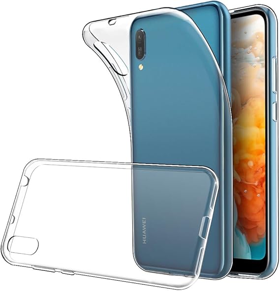 Simpeak Case Compatible with Huawei Y6 2019, Transparent Protective