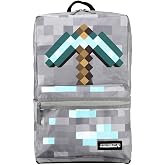 Minecraft Axe Print Gray Backpack