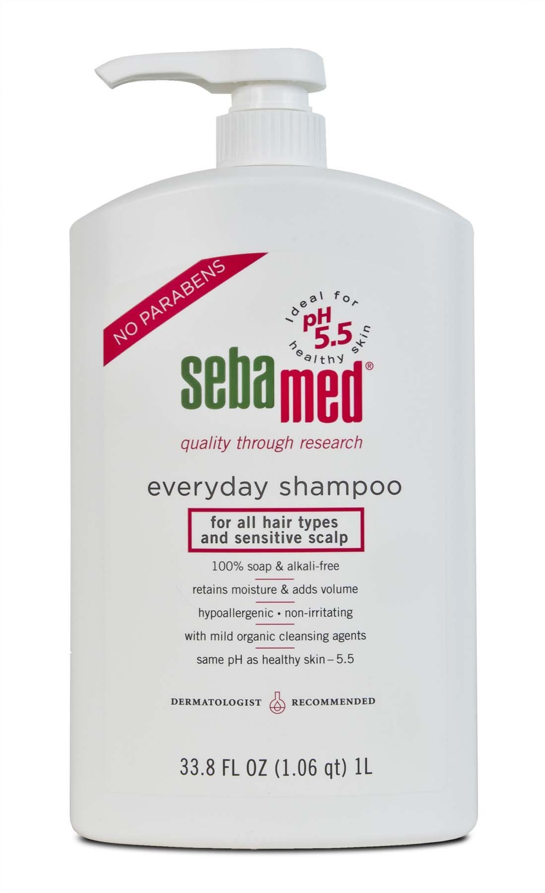 Sebamed Everyday Shampoo 33.8 oz. Pack of 1 Free Shipping 850039001499