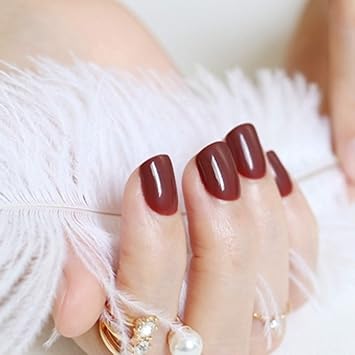 Nouveaux 24 Ongles Professionnels Colorés Faciles à Enfiler