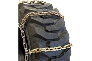 Welironly Rud Skid Steer Loader Snow Tire Chains 7mm Alloy 10-16.5 .(from#_yotejoe; TRYK115391021318515