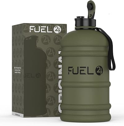Fuel24 Jug 2.2 Litre Water Bottle - Flex Material, Leakproof, Cap Options