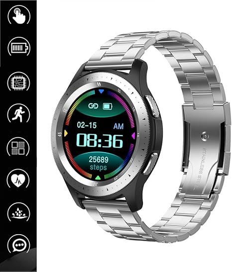 Amazon Com Xyqcpj Smart Watch Ip67 Waterproof Fitness Tracker Call Information Synchronization Healthy Sleep Sports Watch Long Battery Life Answer The Call Unisex Kids Home Kitchen