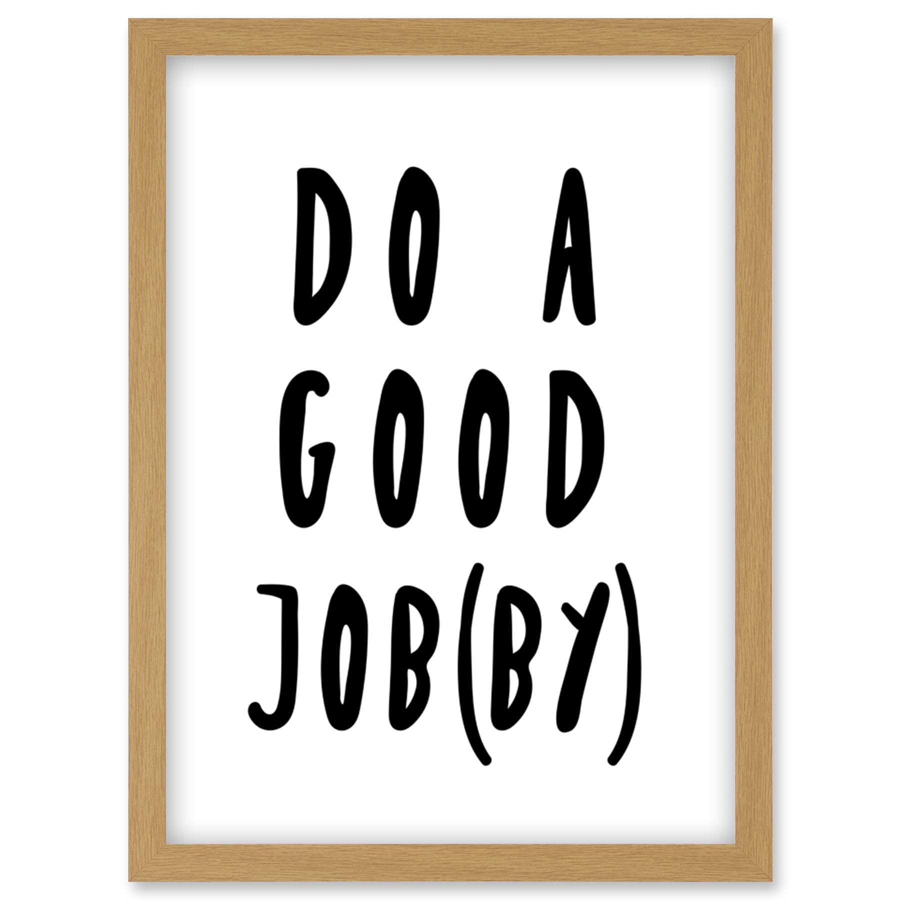Funny Bathroom Toilet Wall Art Scottish Do A Good Jobby Artwork Framed Wall Art Print A4