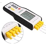 upHere 4-Channel K-Type Digital Thermometer Thermocouple Sensor -200~1372&deg;C/2501&deg;F