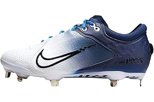 Nike Hyperdiamond 4 Elite Women's Softball Cleats (CZ5917-400, Midnight Navy/White/Volt/Black)