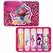 Townley Girl Dreamworks Trolls Sparkly Lip Balm For Girls, 5 pack with Decorative Tin