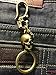 Retro Collectable Solid Brass Punk Lizard Skull Fob Pants Hooks Keychain Key Ring