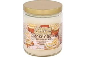 Odor Exterminator Candle Creamy Vanilla 13once by Smokers Candle