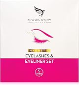 Moksha Beauty Magnetic Eyelashes 5 Pairs Reusable 3D Natural Look Eyeliner Kit view 8