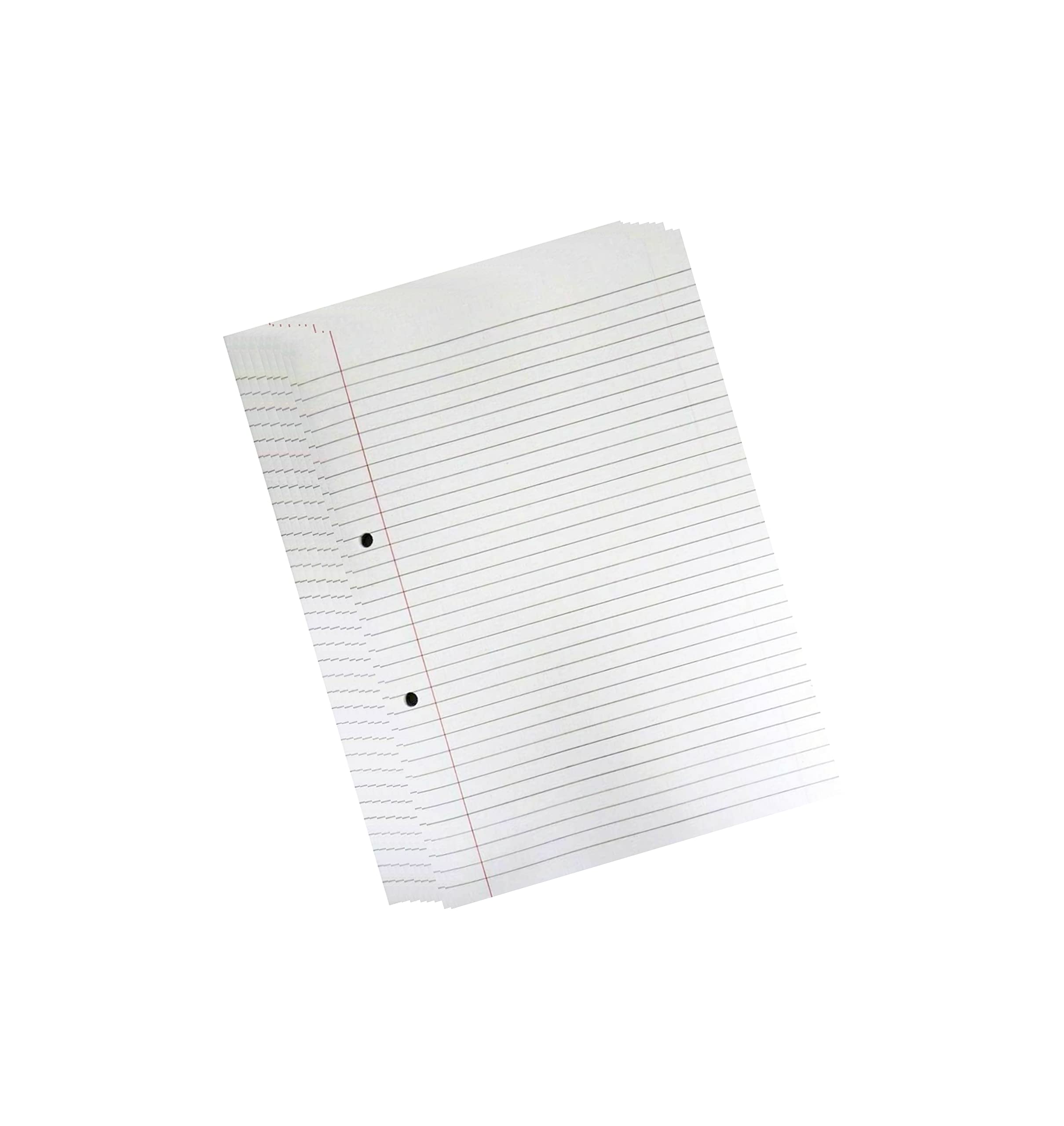 Vsorce4u 1 x 100 Sheets A4 Feint Ruled Refill Pad with 2 Hole Punched White Paper Notebook Writing Pad