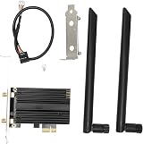 Zunate PCIe WiFi Card AX210 Triple Band Bluetooth 5.2 Dual Antenna Desktop PC view 7