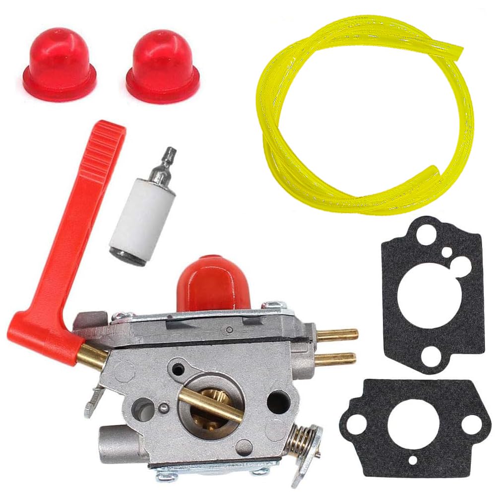 Photo 1 of AISEN Carburetor for C1U-W50A 585345913 Homelite Poulan Pro PP28CD PP28LD PP28PDT PP28RJ String Trimmers With Gasket Primer Bulb Fuel Line