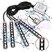 Car LED Strip Light, EJ’s SUPER CAR 4pcs 36 LED Multi-color Car Interior Lights Under Dash Lighting Waterproof Kit with Multi-Mode Change and Wireless Remote Control, Car Charger Included,DC 12V…thumb 2