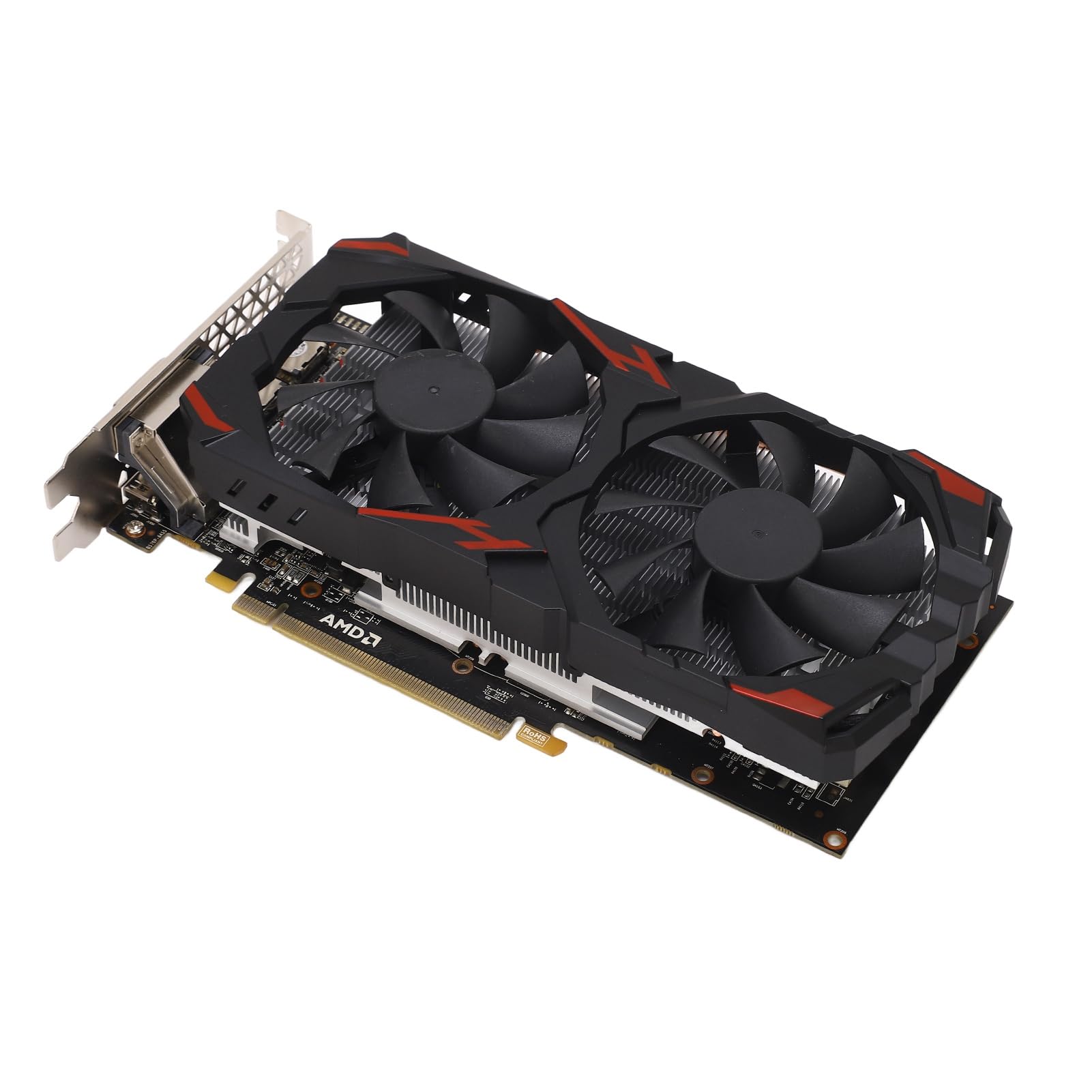 Photo 1 of VBESTLIFE RX 580 Graphics Card, 256 Bit 8GB GDDR5 Computer Gaming Graphics Cards with, DVI, 16 PCI Express 3.0, Support 4K@60Hz HD, Fans, for PC Gaming (580 8G D5)
