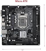 ASRock H470M-HVS Intel LGA 1200 Micro ATX Motherboard 90-MXBG60-A0UAYZ view 2