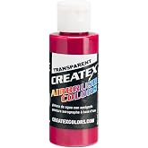 Createx Airbrush Paint, Transparent Fuchsia, 2 oz (5122-02)