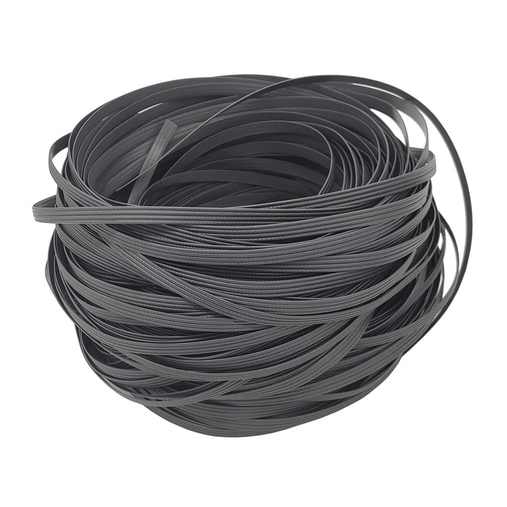 RNY 200 Feet Gray Polyethylene Plastic Rattan Wicker for Rattan Chair Table