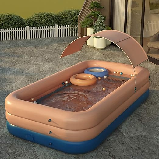 self inflating pool