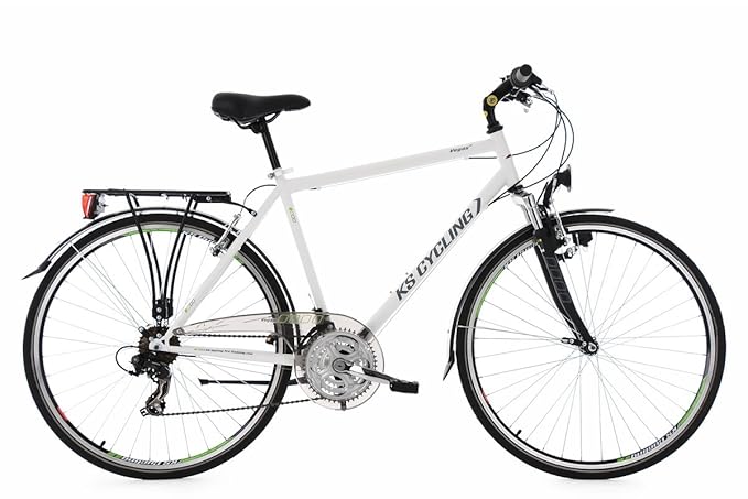 KS Cycling Trekkingrad Herren 28' Vegas weiß RH 58 cm Flachlenker Fahrrad