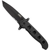 Columbia River Knife and Tool's M16-14SF Big Dog Aluminum Tanto Blade Combo Edge Knife