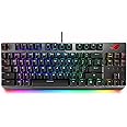 ASUS RGB Mechanical Gaming Keyboard - ROG Strix Scope TKL | Cherry MX Red Switches | 2X Wider Ctrl Key for FPS Precision | Gaming Keyboard for PC,Black