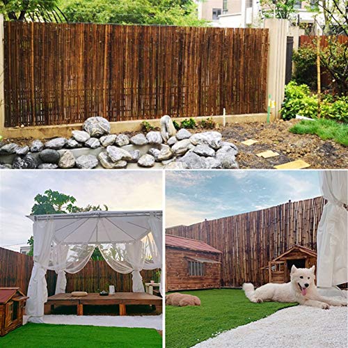 GZHENH Gartenzaun,Rollzaun Aus Holz Datenschutzbildschirm Bambuszaun Gartendekoration Pfad Rasen Kleiner Zaun… – Bild 4