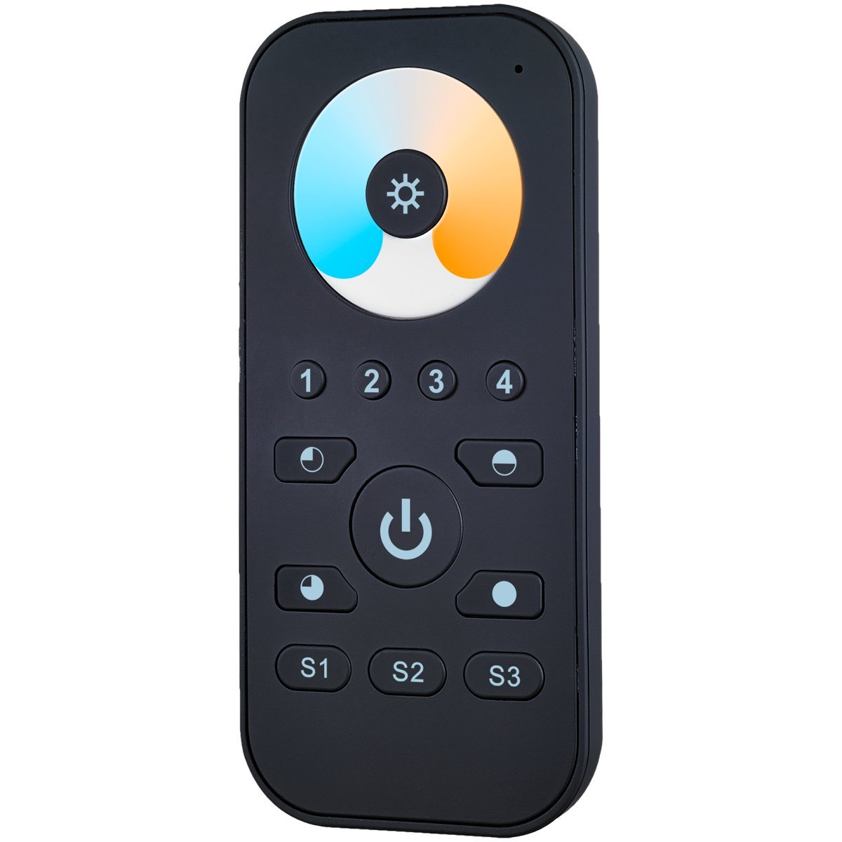 Convenient: Remote Control 3 Light Scenes | Black Mini Duo White LED Spotlight with Adjustable Color Temperature 4 zones
