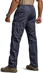 CQR Men's Military Cargo Pants, Water Resistant
