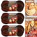 Bernat Softee Chunky Yarn Bundle Super Bulky 6, 3 Skeins, Terra Cotta Mist