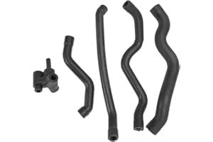 Saihisday Crankcase Ventilation Hose Kit Air Intake Tube Connector for Mercedes Benz Replace #1120180382, 1120180482, 1120180