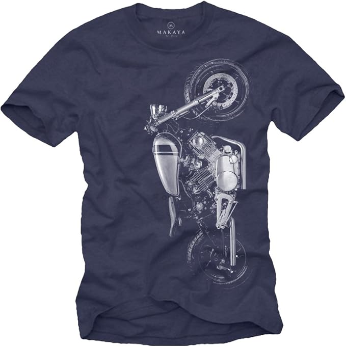 camiseta moto café racer