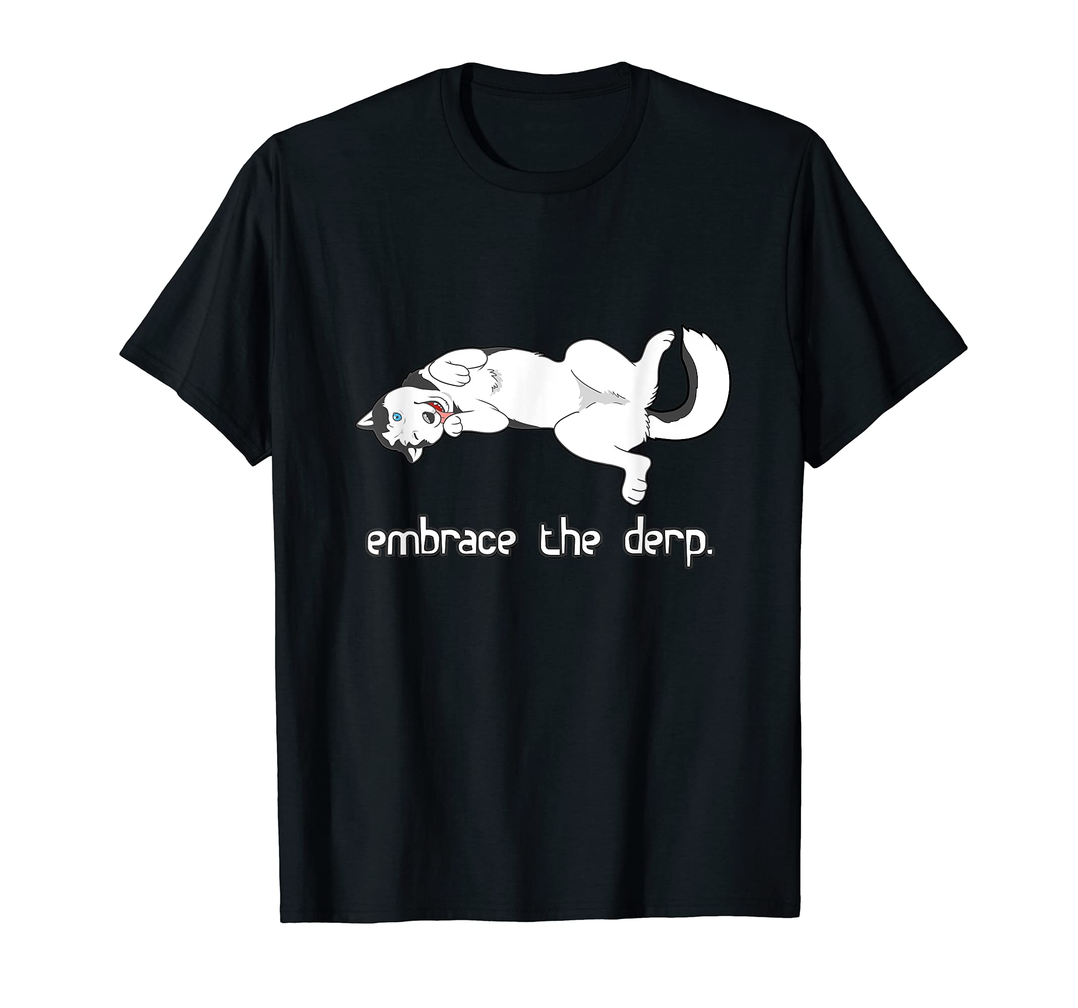 Funny Siberian Husky Derp T-Shirt