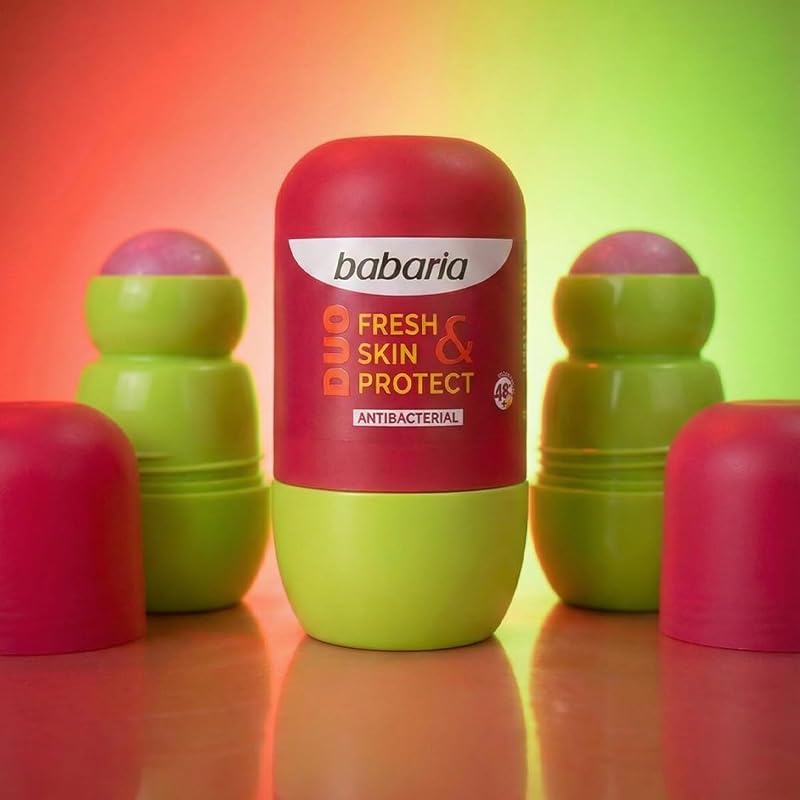 - Desodorizante Duo Fresh&SkinProtect para mulheres e homens | Sem álcool | Protege contra suor 48h | Antitranspirante | Retarda o crescimento capilar| Vegan| 50 ml