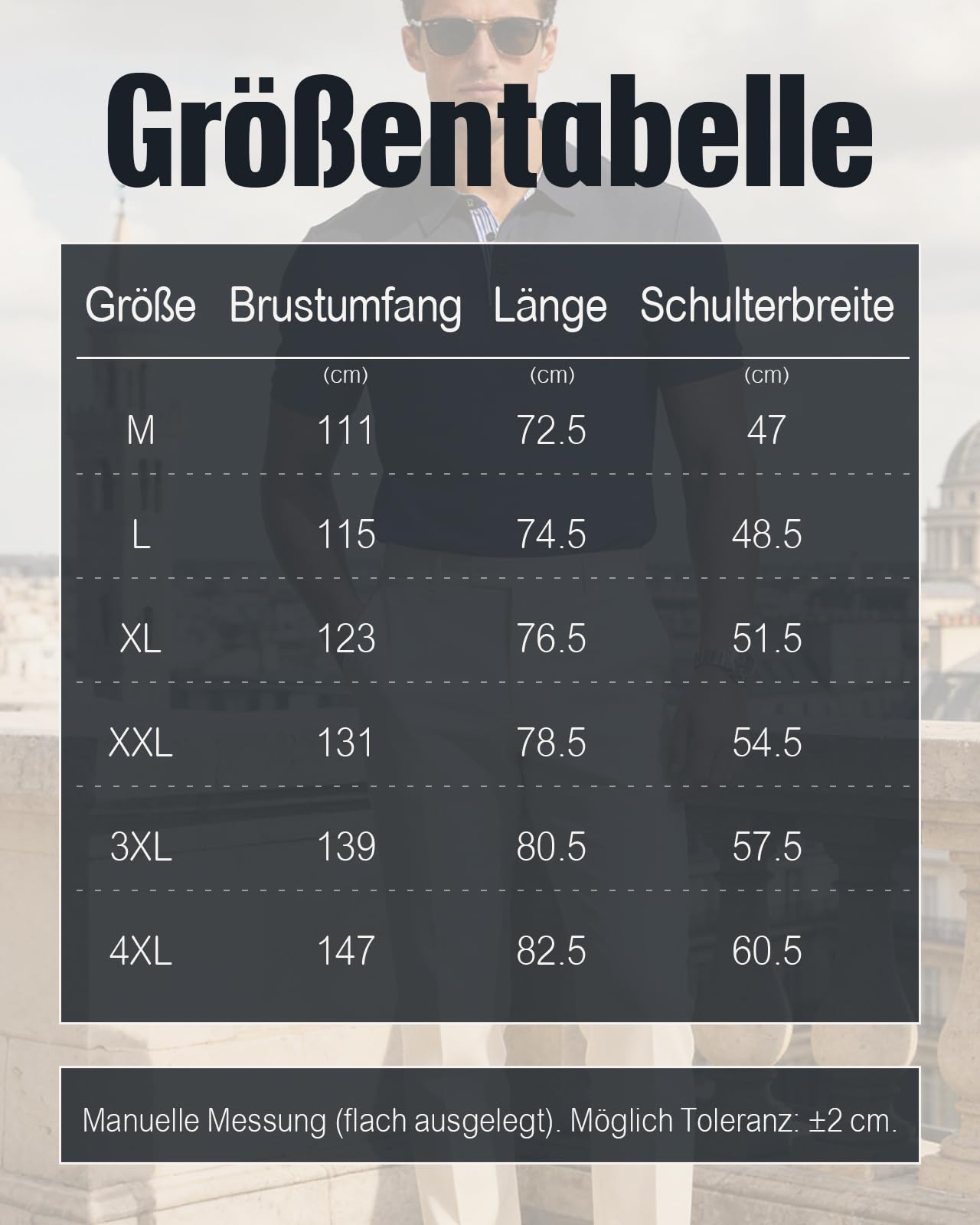 HMIYA Herren Poloshirts-Business Kurzarm Polo Shirts 100% Baumwolle Sommer Freizeit T-Shirt Klassisches,Dunkelblau,XL 6