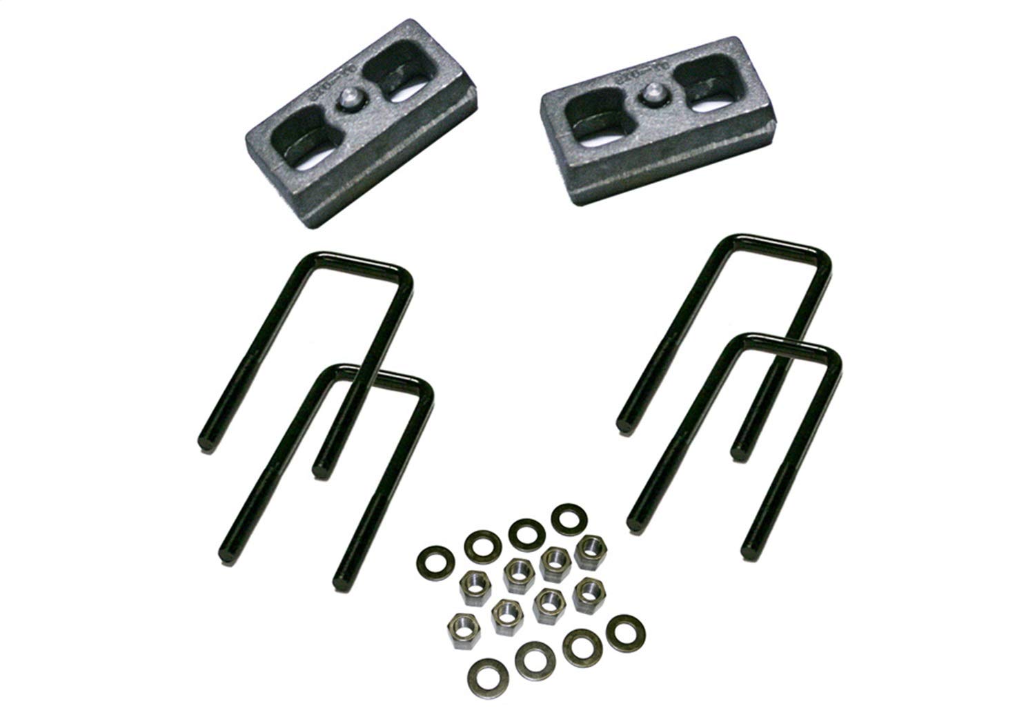Photo 1 of RealTruck SUPERLIFT SUSPENSION 2" Block Kit for Toyota 4-Runner/Pickup | Rear Lift Blocks, U-Bolts, & Hardware | 7127 | Fits 1979-1995 Toyota Pickup 4WD; 1979-1986 4Runner 4WD Fits w/ 2.5" Wide Ubolts
