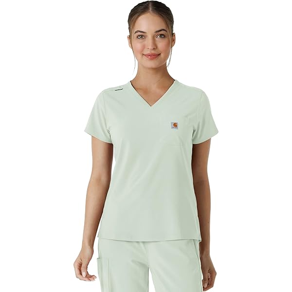 Amazon.com: Carhartt Force Cross-Flex Women's Oversized V-Neck