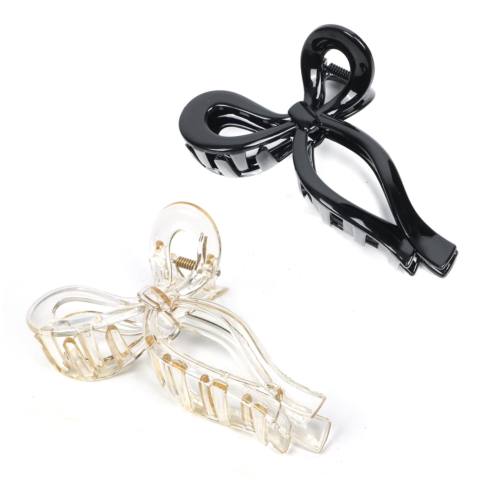 Large 5.1’’ Butterfly Hair Claw Clips for Women and Girls Thick Hair, Big Non Slip Jaw Clips Strong Hold Claw Grips Hair Styling Accessories 2 Pieces