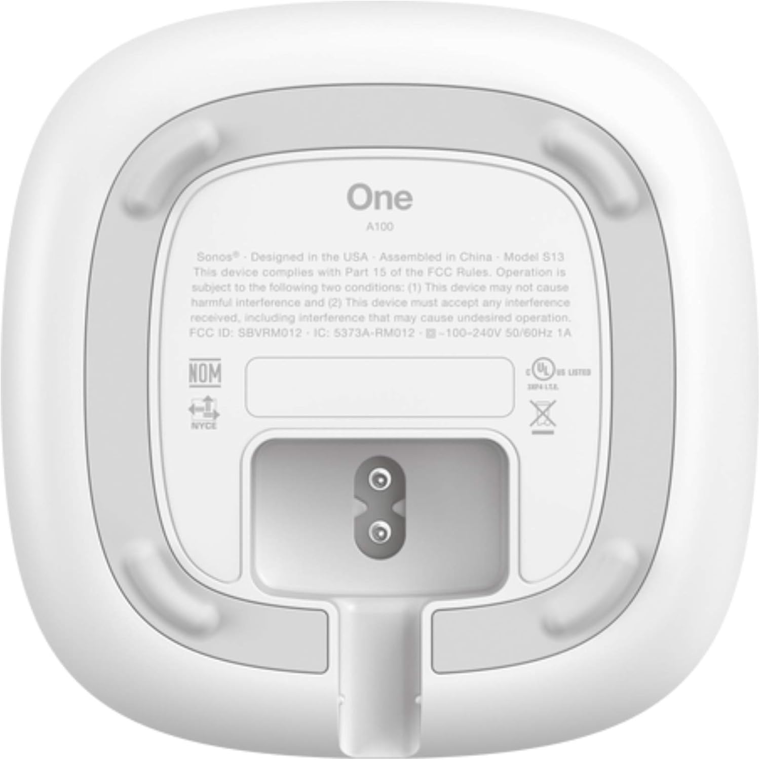Sonos One (Gen 2) - Voice Controlled Smart Speaker with  Alexa Built-In - White: Home Audio & Theater